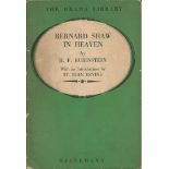 Bernard Shaw in Heaven H. F. Rubinstein publ. 1954 Heinemann 34 pp. wrappers, v. g. insr by HFR.