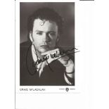 Craig McLachan of Neighbours and Home and Away signed 10x8 b/w photo Actor/Singer. Good Condition.