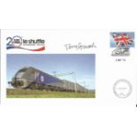 Terry Gourvish author Channel Tunnel books signed 2025 C. Tunnel 20th ann Buckingham covers FDC.