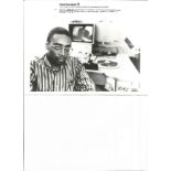 Spike Lee UNSIGNED 8x6 black and white press release photo. Good Condition. All autographs are