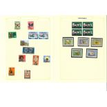 British commonwealth stamp collection on 13 loose album pages. Letters J-N. Includes Montserrat,