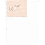 Brian Aherne signed album page. 2 May 1902 - 10 February 1986 was an English actor of stage, screen,