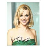 Sarah Manners signed 12x10 colour photo Actress. Good Condition. All autographs are genuine hand