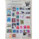 Worldwide stamp collection illustrated Globe Master album for stamps of the world over 100 stamps