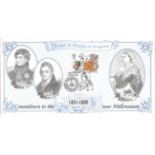 Kings and Queens of England 1801-1900 Countdown to the new Millennium unsigned FDC. Date stamp