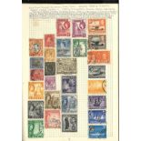 Worldwide stamp collection over 200 stamps housed in a green Eclipse Stamp Album countries include