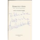 Ann Widdecombe signed autobiography Strictly Ann on the title page. Dedicated to John & Sue. Book is