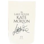 Kate Morton signed hard-back book The Lake House on the title page. Book is in good condition with a