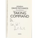 General David Richards signed autobiography Taking Command. A hard-back book in good condition