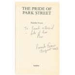 Pamela Evans signed The Pride of Park Street hard-back book. This book is in good condition and is