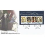 John Knox reproves Mary Queen of Scots in 1563 unsigned FDC series 4 cover No 6M code correction.