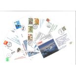 FDC and postage collection 24 interesting items includes Ascension Island -Port Stanley Air Mail ,