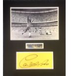 Carlos Alberto mounted Brazil Signed 19 X 16 inch football photo. Good Condition. All autographs are