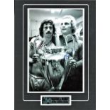 Gerd Muller and Uli Hoenes Germany Signed 16 x12 inch mounted football photo. Supplied from stock of