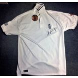 Kevin Pietersen Shirt Signed cricket shirt. Supplied from stock of www.sportsignings.com the in