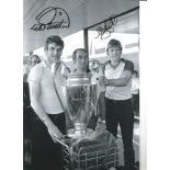 Nigel Spink and Peter Withe Aston Villa Signed 12 x 8 inch football photo. Supplied from stock of