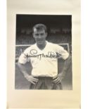 Jimmy Greaves CANVAS Tottenham Signed 23 x 18 inch football photo. Supplied from stock of www.