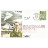 R J Falk signed on his own Test Pilots cover RAF TP21. Flown out to the Ascension Island by Flt Lt D