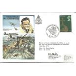 Squadron Leader M. T. St. John Pattle, DFC official signed RAF First Day Cover RAFM HA37. Signed