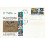 Space FDC German commemorative cover Apollo 11 Das Souvenir Des Jahhunderts Double PM Washington