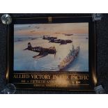 USS Nimitz Robert Taylor open edition Victory flyover poster 30 x 25 inches. This open edition