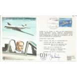 Group Captain John Cunningham signed on his own Test Pilots cover RAF TP8. Flown in D H Comet IV,