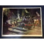 Railway Print 23x31 titled The Great Marquess by the artist Terence Cuneo. Good Condition. All