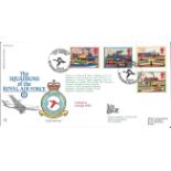 Canals Inland Waterways 1993 official RAF FDC13 cover. The Squadrons of the Royal Air Force signed