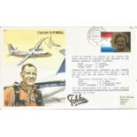 Captain Andreas Pieter Moll signed on his own Test Pilots cover RAF TP5. Flown in Fokker F.27, G-