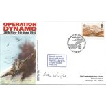 Operation Dynamo Group Captain Allan R Wright and Bar AFC of 92 Squadron signed official cover.