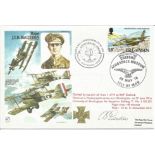 Wing Commander Bert Evenden signed official RAF First Day Cover RAFM HA27. Cover commemorates