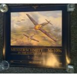 Messerschmitt ME109s War in the Air poster by Nicholas Trudgian 26 x 28 inches, beautiful