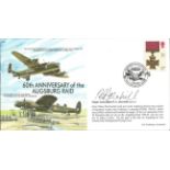 Flt Ltnt Dorehill signed 60th anniv of the Augsburg raid cover. . Good Condition. All autographs are