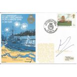 Yangste River incident Lt Stuart Hett HMS Amethyst signed 1979 30th ann Navy cover. Good