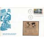 Space FDC Apollo 11 "Thats One Small Step for Man One Giant Leap for Mankind Double PM Washington DC