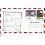 Space FDC Apollo 11 AS 565 Manned Lunar Landing U.S Navy Recovery Force Atlantic PM AM 1969 via