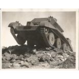 Cruiser Tank original 1940 8 x 6 b/w press photo with description fixed to back. Good Condition. All