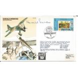 Harald Penrose signed on his own Test Pilots cover RAF TP29. Flown in Cessna 206, G-JAC and