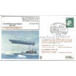 Special Flight of LZ127 Graf Zeppelin over the North Pole official signed cover RAF FF31. Signed