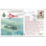 First Flight from England to Australia official signed cover RAF FF10. Signed by Jean Batten CBE.