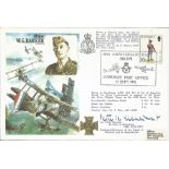 Raf Flown cover dedicated to Major W. G. Barker VC. Cover has a portrait of Major Barker and