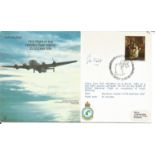 Grp Capt James Tait signed RAF B31 H.P.Halifax cover. Commemorates the First Flight of the Handley