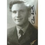 World War Two Flt Lt Des Curtis DFC -618 248 Sqd signed 9x6 b w photo. Good Condition. All