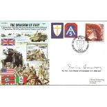 The invasion of Italy official signed Royal Air Force cover JS/50/43/9. Signed by Rt Hon Lord Healey