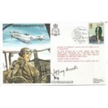 Jeffrey Kindersley Quill signed on his own Test Pilots cover RAF TP10. Flown in Sepecat Jaguar GR1