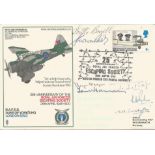 Rare RAF escaping society cover signed by the Chairman and all members of the executive committee,