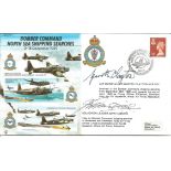 Bomber Command North Sea Shipping Searches official double signed Royal Air Force cover JS/50/39/