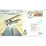 Grp Capt G R Howie signed RAF B11 De Havilland D.H.10 cover. Commemorates the Reformation of No