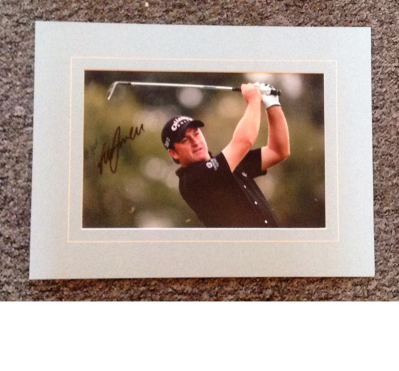 Golf Graeme McDowell signed 12x16 mounted colour photo. Graeme McDowell MBE born 30 July 1979 is a