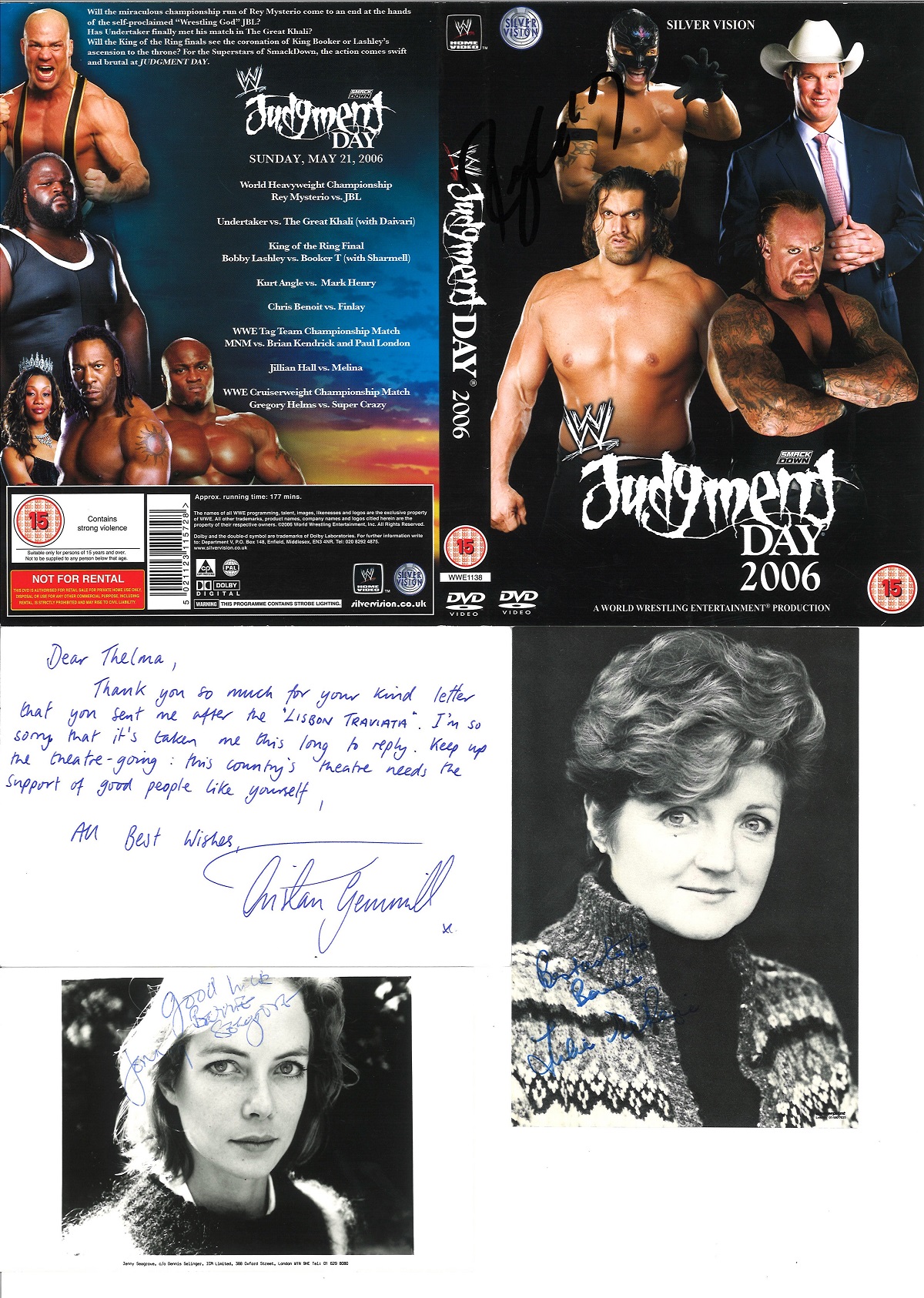 Assorted TV/Theatre/Music signed collection. 30 items. Some of signatures inc Ray Mysterio, - Image 2 of 4